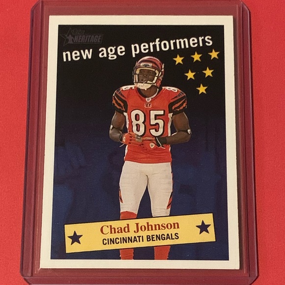 Chad Johnson #NAP4 2006 Topps Heritage [NewAgePerformers] Football Trading Card - Picture 1 of 2